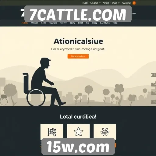 Acessibilidade e design do site 7CATTLE.COM são destacados